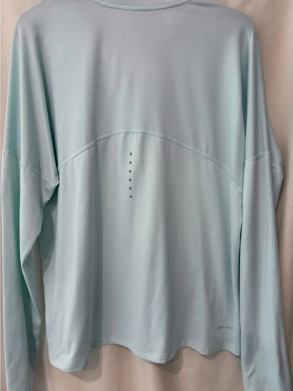 Nike Light Blue Dri-FIT Quarter-Zip Pullover